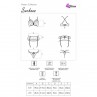 LIVCO CORSETTI FASHION SNEHANA LC 90443 SUJETADOR LIGUERO PANTY NEGRO L XL