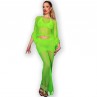 CHILIROSE CR 4666 TOP FALDA VERDE S M