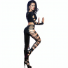 CHILIROSE CR 3654 TOP LEGGINS NEGRO S M