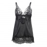 SUBBLIME BABYDOLL CON ESTAMPADO FLORAL PECHO NEGRO S M