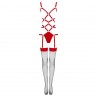 LIVCO CORSETTI FASHION THIARA LC 20213 SET BODY MEDIAS ROJA S M
