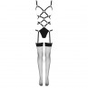 LIVCO CORSETTI FASHION THIARA LC 20213 SET BODY MEDIAS NEGRO L XL