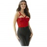 SUBBLIME TEDDY CON LIGUERO DETALLE TIRAS PECHO ROJO S M