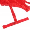 SUBBLIME TEDDY CON LIGUERO DETALLE TIRAS PECHO ROJO S M