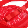 SUBBLIME TEDDY CON LIGA DETALLE ENCAJE Y TIRAS ROJO S M