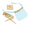 SUBBLIME SET DE LENCERIA INDIA STYLE AZUL L XL