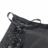 SUBBLIME 957582 CONJUNTO SUJETADOR Y FALDA DE CUERO NEGRO S M