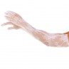 LEG AVENUE GUANTES RED FLORAL BLANCO
