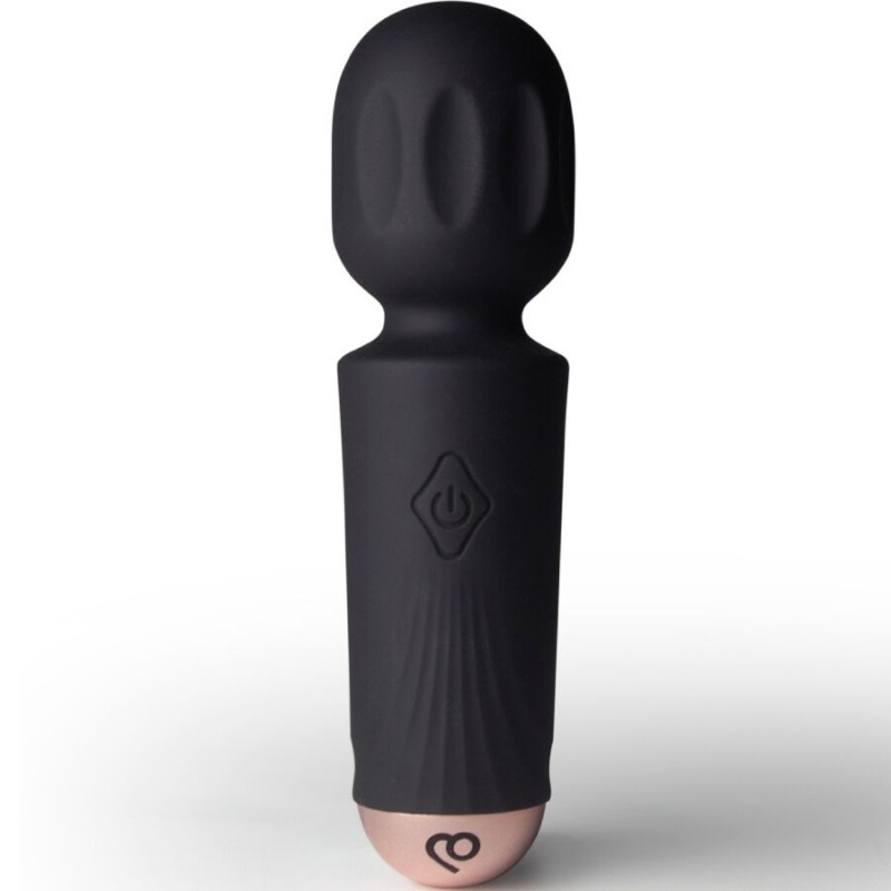 ROCKS OFF MINI WAND RECARGABLE 16 FUNCIONES NEGRO