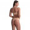 BYE BRA PACK 2 TANGAS INVISIBLES BEIGE Y NEGRO TALLA M