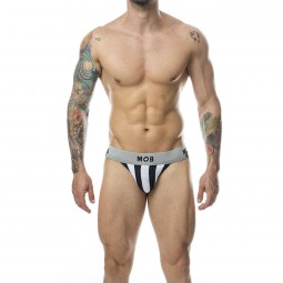 MOB JOCK CLASICO STRIPE BLANCO TALLA L