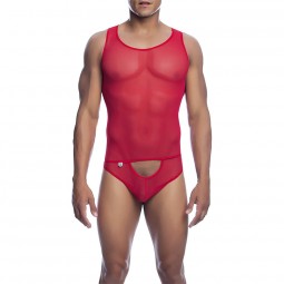 MOB BODYSHEER TRANSPARTE ROJO TALLA L XL