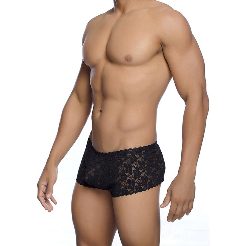 MOB BOXER ENCAJE NEGRO TALLA L XL