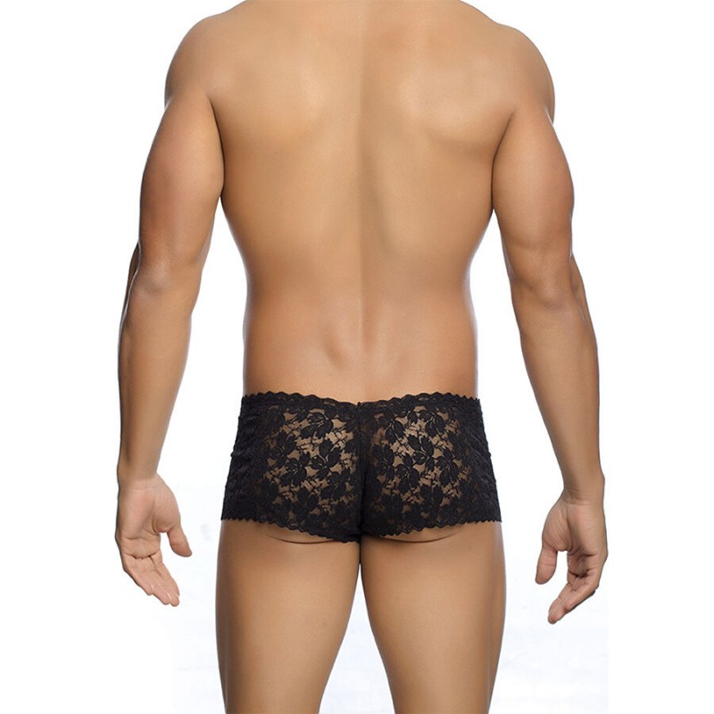 MOB BOXER ENCAJE NEGRO TALLA L XL