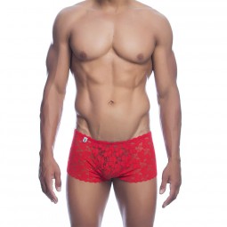 MOB BOXER ENCAJE ROJO TALLA L XL