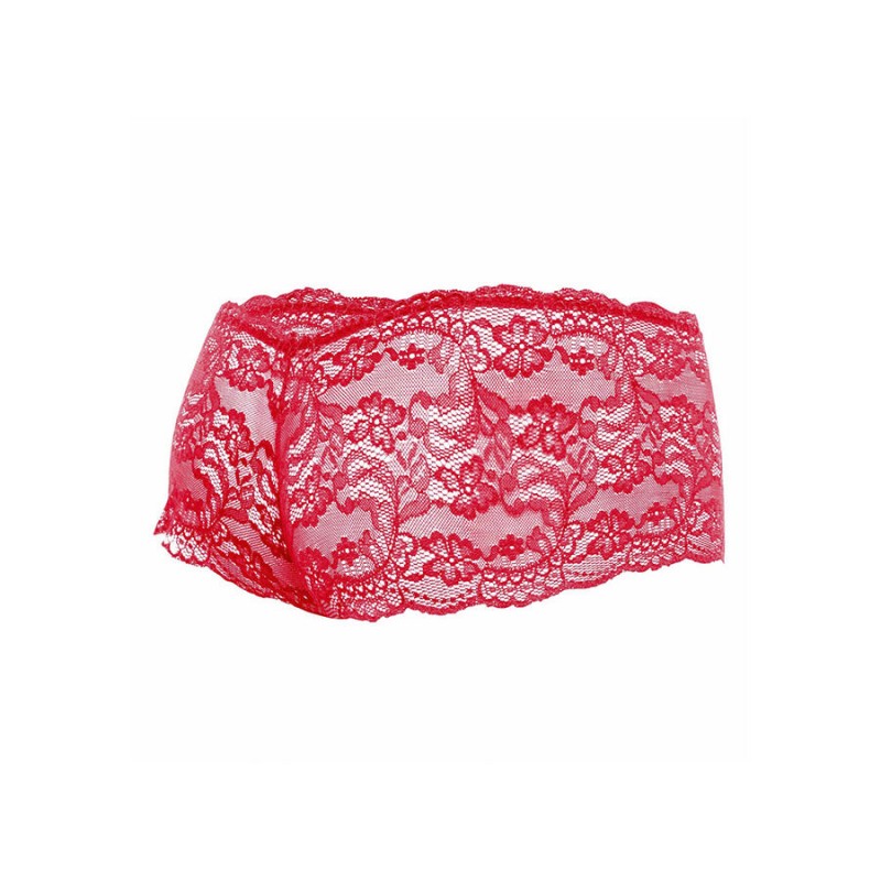 MOB BOXER ENCAJE ROJO TALLA L XL
