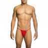 MOB TANGA TRANSPARENTE CON FORMA DE T ROJO TALLA L XL