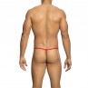MOB TANGA TRANSPARENTE CON FORMA DE T ROJO TALLA L XL