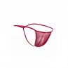 MOB TANGA TRANSPARENTE CON FORMA DE T ROJO TALLA L XL