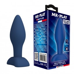 MR PLAY PLUG ANAL CoNICO SILICONA AZUL S