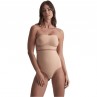 BYE BRA TANGA DE TALLE ALTO SIN COSTURAS BEIGE TALLA M