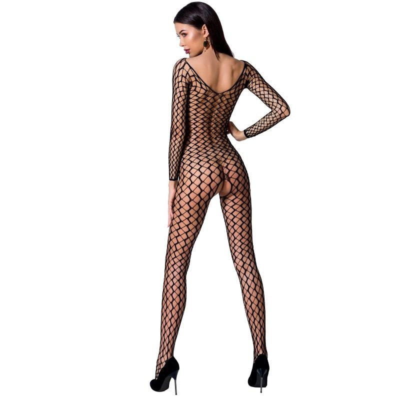 PASSION WOMAN BS068 BODYSTOCKING NEGRO TALLA uNICA