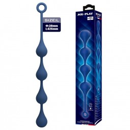 MR PLAY BOLAS ANALES SILICONA AZUL TALLA L 426 CM