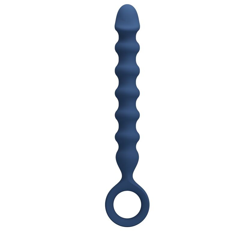 MR PLAY BOLAS ANALES Y PLUG ANAL SILICONA AZUL Ø 34 CM 285 CM