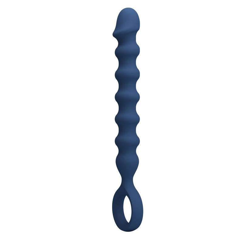 MR PLAY BOLAS ANALES Y PLUG ANAL SILICONA AZUL Ø 34 CM 285 CM