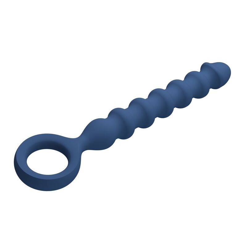 MR PLAY BOLAS ANALES Y PLUG ANAL SILICONA AZUL Ø 34 CM 285 CM