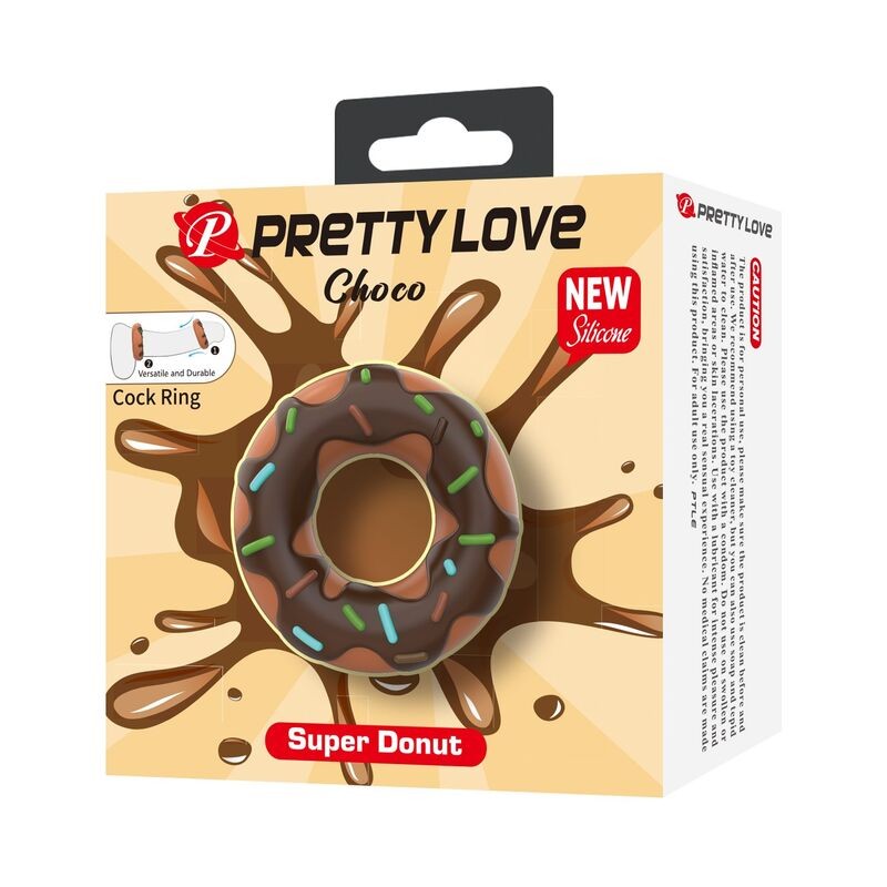 PRETTY LOVE ANILLO PARA PENE SUPER DONUT MARRoN