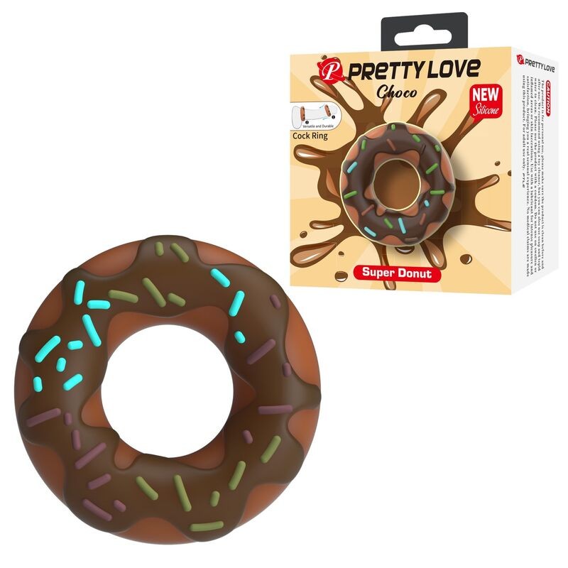 PRETTY LOVE ANILLO PARA PENE SUPER DONUT MARRoN