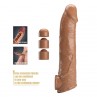 PRETTY LOVE FUNDA EXTENSORA PARA PENE AJUSTABLE 26 CM Ø 4 CM COLOR NATURAL