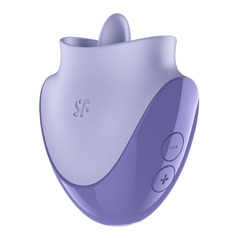 SATISFYER TONGUE DANCER ESTIMULADOR CLITORIANO CON VIBRACIoN Y PULSACIONES LILA