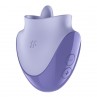SATISFYER TONGUE DANCER ESTIMULADOR CLITORIANO CON VIBRACIoN Y PULSACIONES LILA