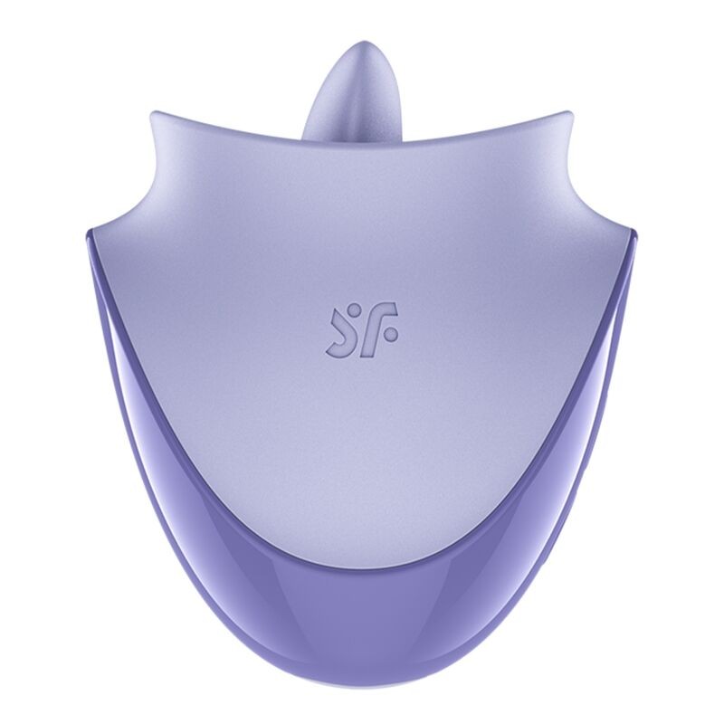 SATISFYER TONGUE DANCER ESTIMULADOR CLITORIANO CON VIBRACIoN Y PULSACIONES LILA