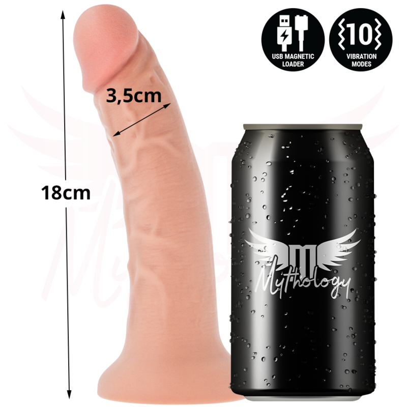 MYTHOLOGY ASHER ORIGINAL DILDO S VIBRADOR COMPATIBLE CON WATCHME WIRELESS TECHNOLOGY