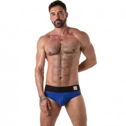 LOCKER GEAR WIDE WAISTBAND JOCK BRIEF AZUL S