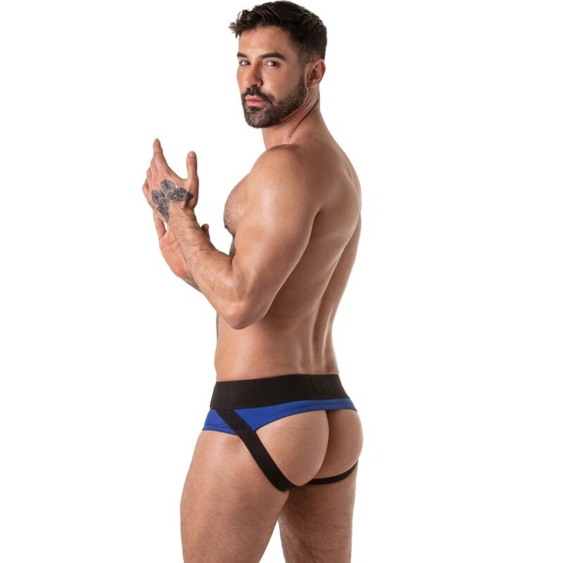 LOCKER GEAR WIDE WAISTBAND JOCK BRIEF AZUL S