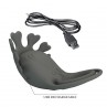 PRETTY LOVE ANILLO VIBRADOR RECARGABLE CON ESTIMULADOR
