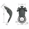 PRETTY LOVE ANILLO VIBRADOR RECARGABLE CON ESTIMULADOR