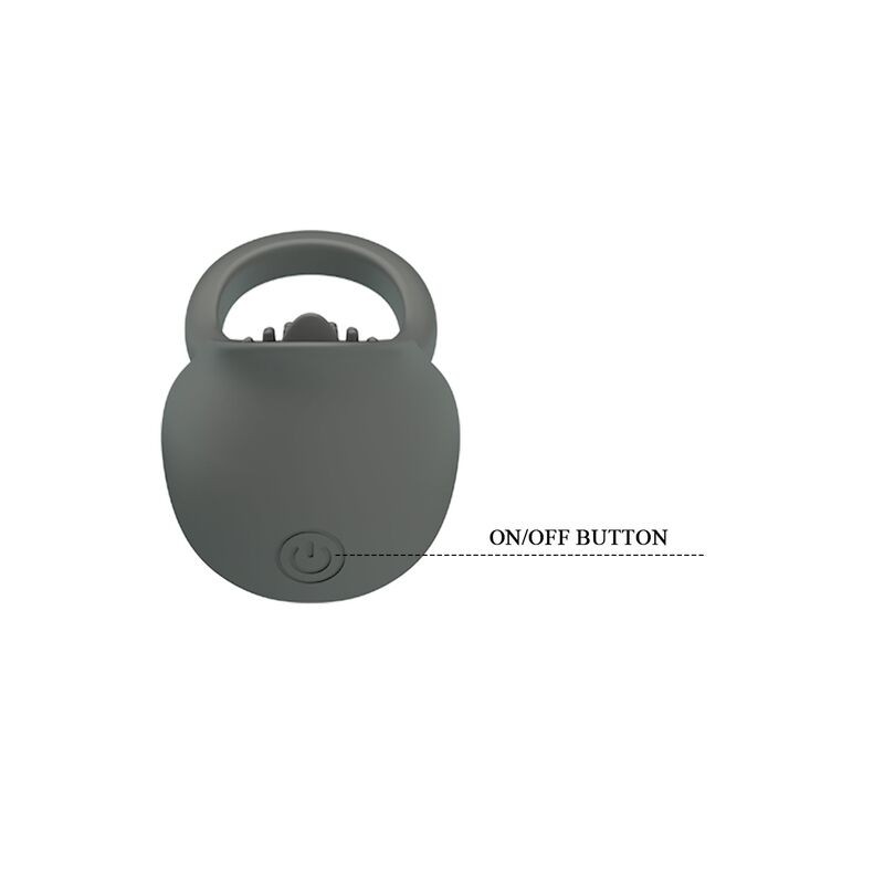 PRETTY LOVE ANILLO VIBRADOR RECARGABLE CON ESTIMULACIoN ORAL