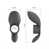 PRETTY LOVE ANILLO VIBRADOR RECARGABLE CON DOBLE ESTIMULACIoN