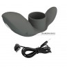 PRETTY LOVE ANILLO VIBRADOR RECARGABLE CON DOBLE ESTIMULACIoN