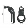 PRETTY LOVE GOODWIN ANILLO VIBRADOR DOBLE PARA PENE RECARGABLE NEGRO