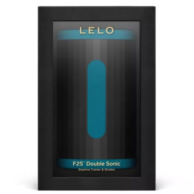 LELO F2S DOUBLE SONIC MASTURBADOR MASCULINO CON DOBLE ESTIMULACIoN SoNICA VERDE AZULADO