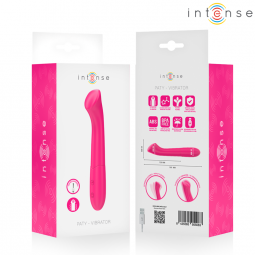 INTENSE PATY VIBRADOR 19 CM FLEXIBLE 10 VIBRACIONES MODELO 2 ROSA