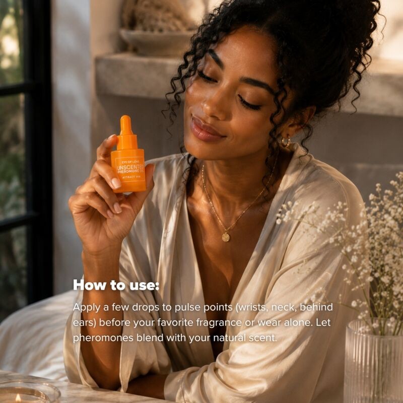 EYE OF LOVE ACEITE PERFUMADO CON FEROMONAS PARA MUJER SIN FRAGANCIA 20 ML