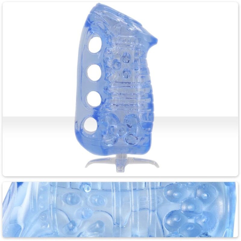 FLESHLIGHT FLESHSKINS GRIP BLUE ICE MASTURBADOR MANUAL AZUL