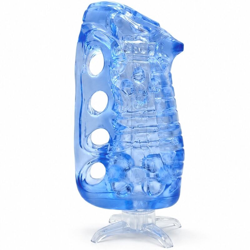 FLESHLIGHT FLESHSKINS GRIP BLUE ICE MASTURBADOR MANUAL AZUL